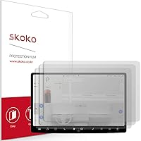 skoko [2 PCS Anti-Glare Center Screen Protector Compatible with Tesla Model 3 / Model Y, Easy installation, Anti-Glare Matte, Anti Fingerprints, Soft Feeling