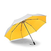 Meichoon Travel Umbrella 8 Ribs Reinforcement Wind Resistant Small Compact Light Strong Mini Folding and Portable Backpack Car Purse Parasol Rain&Sun for Men and Women