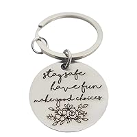17 Year Old Girl Gift Ideas, Sweet 16 Gifts for Girls, 18th Birthday Gifts for Daughter, Drive Safe Keychain for Daughter, 16 Year Old Girl Birthday Gift Ideas, Gifts for Teens