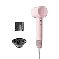 Laifen Hair Dryer SE, 200M Ionic Blow Dryer with 105,000 RPM High Speed Brushless Motor, 1400W Powerful Fast Drying Low Noise Hairdryer with Diffuser for Curly Hair