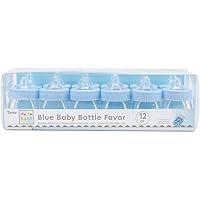 Darice Party Favors Baby Bottles, Blue