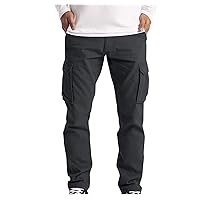 Men's Fashion Loose Handsome PocketJeans Pants Tooling Camouflage Pants M-4XL