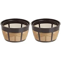 Cuisinart GTF-B Gold Tone Coffee Filter, Basket, Burr Mill (Pack of 2)