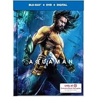 Aquaman Exclusive (Blu-Ray + DVD + Digital) with 64-page Excerpt Book