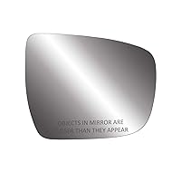 Passenger Side Replacement Mirror Glass for Nissan Rogue Sport Models only, 5 3/8
