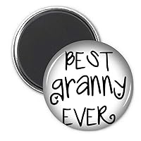 Best Granny Ever Quotes Family Bless Refrigerator Magnet Sticker Decoration Badge Gift