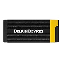Delkin USB 3.2 CFexpress Type A & SD UHS-II Memory Card Reader, Black