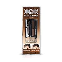 Cover Your Gray Fill In Powder Pro for Men - Medium Brown/Dark Brown (3-Pack)