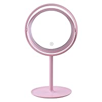cosmetic mirro LED Lighted Makeup Vanity Mirror, Mirror With Dimmable Touch Screen, Portable Illuminated Mirror For Travel, Bathroom