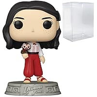 POP Indiana Jones: Raiders of The Lost Ark - Marion Ravenwood Funko Vinyl Figure (Bundled with Compatible Box Protector Case), Multicolor, 3.75 inches