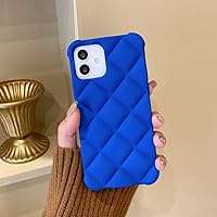 Soft Matte Down Phone Case for iPhone 11 12 13 Pro Max XS X XR 7 8 Plus Mini SE 2020 Shockproof Silicone Cases Cover,Blue,for iPhone 13Pro Max