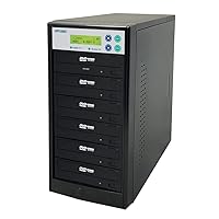 1 to 5 24X Burner M-Disc Support CD DVD Duplicator - Standalone Copier Duplication Tower (OPTO-S5T-DVD-BK)