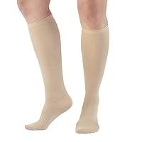 Ames Walker AW Style 115 Women's Microfiber 8-15mmHg Knee High Socks Xlarge