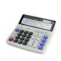 12 Digit Desk Calculator Large Buttons Financial Business Accounting Tool Big Buttons Keyboard Touching for Office School