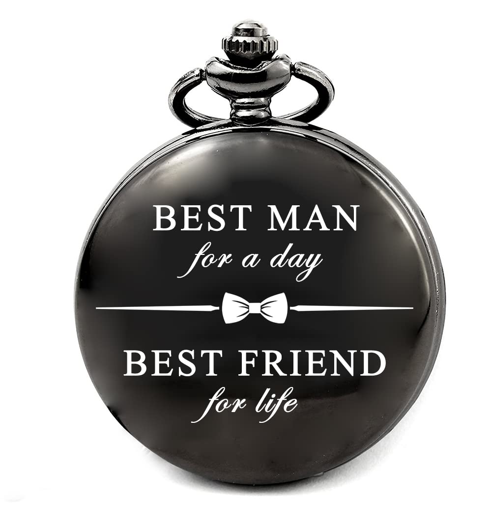 levonta Father of The Groom Gifts for Wedding, Best Man Gifts, Father of The Bride Gifts, Groomsmen Gifts Pocket Watch