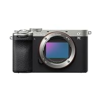 Sony Alpha a7C II Mirrorless Camera, Silver, Bundle with NP-FZ100 Battery, 128GB Memory Card, Charger and Shoulder Bag