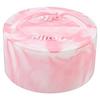 ABOOFAN Coffee Filter Box Basket Coffee Filter Holder Silicone Case Coffee Bar Accessory Silicone Coffee Filter Container Strainer Shatterproof Box Conical Pink Office