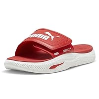 Puma Mens Softride Pro 24 V Slide Athletic Sandals Casual - Red