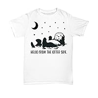 Cute Otter Women Men Plus Size T-Shirt Tee for Birthday Coworkers