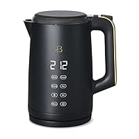 1.7L One-Touch Electric Kettle, Black Sesame by Drew Barrymore