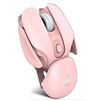 High-end Optical Professional Gaming Mouse with Ergonomics Design for Comfortable Touch, Long-Term Use Without Fatigue with 1600 DPI Ergonomic Optical Mouse (Color : Pink)