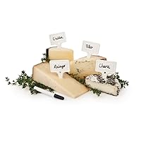 Country Cottage Ceramic Cheese Markers by Twine