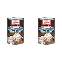Country Sausage Gravy, Canned Gravy, 12-15 OZ Cans (Pack of 2)