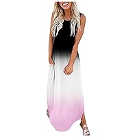 Women's Casual Summer Ruffle Layer A-Line Midi Dress Puffy Short Sleeve Square Neck Smocked Tiered Ruffle Dresses