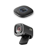 Anker AnkerWork C310 Webcam PowerConf S3 MS Speakerphone with Microsoft Teams Certification, 6 Mics, Enhanced Voice Pickup, 24H Call Time, App Control, Bluetooth 5.3, USB C