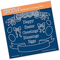 Groovi Embossing A5 Plate ~ Easter Banners, GRO40549
