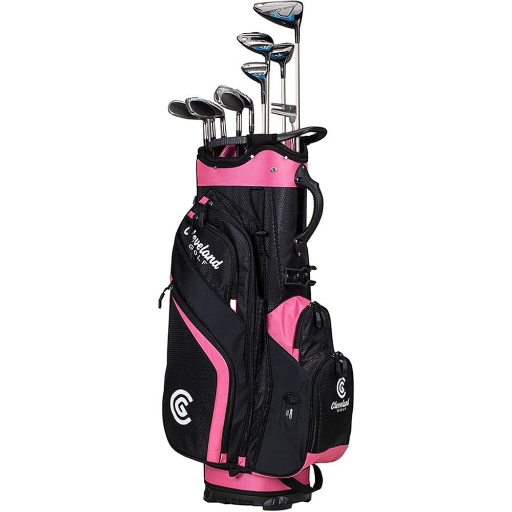 Cleveland Golf Ladies Launcher XL Halo Complete Set with Cart Bag