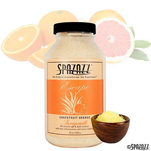 Spazazz 7380C Spa and Bath Crystals, Grapefruit Orange