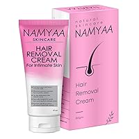Hair Removal Cream for Intimate Skin women 60gm with After Wax Soothing Serum with Vitamin C 30gm