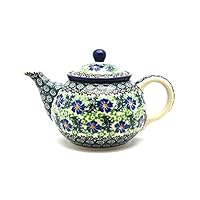 Polish Pottery Teapot - 3/4 qt. - Sweet Violet