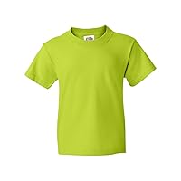 Fruit of the Loom Youth 5 oz. HD Cotton™ T-Shirt XL NEON GREEN