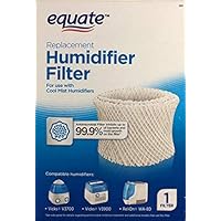Replacement Humidifier Filter EQWF2 for Use with Cool Mist Humidifiers Compatible with Vicks V3700, V3900, ReliOn WA-8D, Kaz 3020, Sunbeam 1118, 1119, 1120