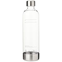 PHILIPS Carbonating Bottles, 1L Twin Pack Reusable PET Sparkling Water Bottles Compatible Sparkling Water Maker,1 Pack