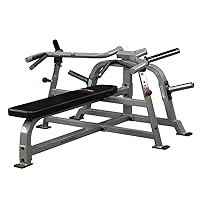 Body-Solid Pro ClubLine (LVBP) Adjustable Leverage Gym Bench - Converging Chest & Shoulder Press Machine with Sealed Bearings and Gas-Assisted Start Positions