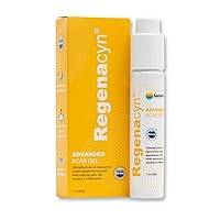 Regenacyn Advanced Scar Gel, Soothing Hydrogel for Acne Scars, Surgical Scars, Keloid Scars, Remedy with All-Natural Hypochlorous Acid, Stretch Mark Remover, 1oz