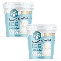 True Scoops 2-Pack Vanilla Bean Ice Cream Mix. Add One Ingredient - Half & Half! Makes 1 Pint of Ice Cream With An Electric Mixer. Made With Real Vanilla Beans. Gluten-Free, Peanut-Free, and Kosher.