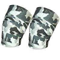 Weight Lifting Knee Wraps Power Lifter Wrap Gym Training Fist Straps Camouflage