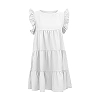 XJYIOEWT Maternity Dress Spring Pink,Round Neck Short Sleeve Solid Color Cute Dress Female Simple Exquisite Design Women