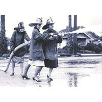Three Women with Fire Hose Avanti America Collection Funny Birthday Card for Her