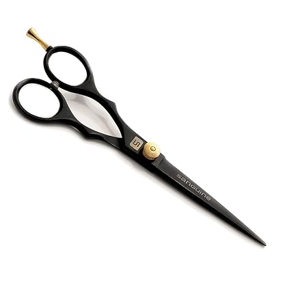 Left Handed Hair Scissors, Left Hand Hair Cutting, Hairdressing and Barber Shears, 6 inch - Presentation Case