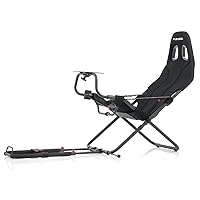 Playseat Challenge Sim Racing Cockpit | Foldable & Adjustable | for High Performance Sim Racing | Compact & Flexible | Supports All Steering Wheels & Pedals | for PC and Console | Actifit Edition (Renewed)
