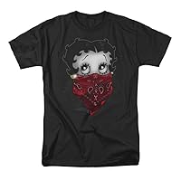 Betty Boop - Bandana & Roses T-Shirt Size