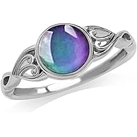Mood Ring One Size Original Oval Color Changing Ring Ring Jewelry 7 Practical and Professional