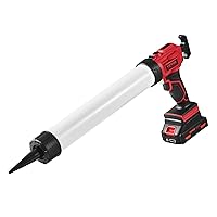 VEVOR Cordless Caulking Gun 20oz/600ml, 20V Electric Sausage Caulking Gun with 4 Adjustable Speeds, Anti-Drip Battery Powered Caulk Gun with 2.0AH Battery, Fast Charger for Filling, Sealing