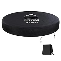 Portable Ice Bath Tub Cover for Inflatable Cold Plunge Tub 31.5in Outdoor Ice Plunge Lid for Athletics Adult Ice Bath Cold Water Soaking Bath Hot Bath