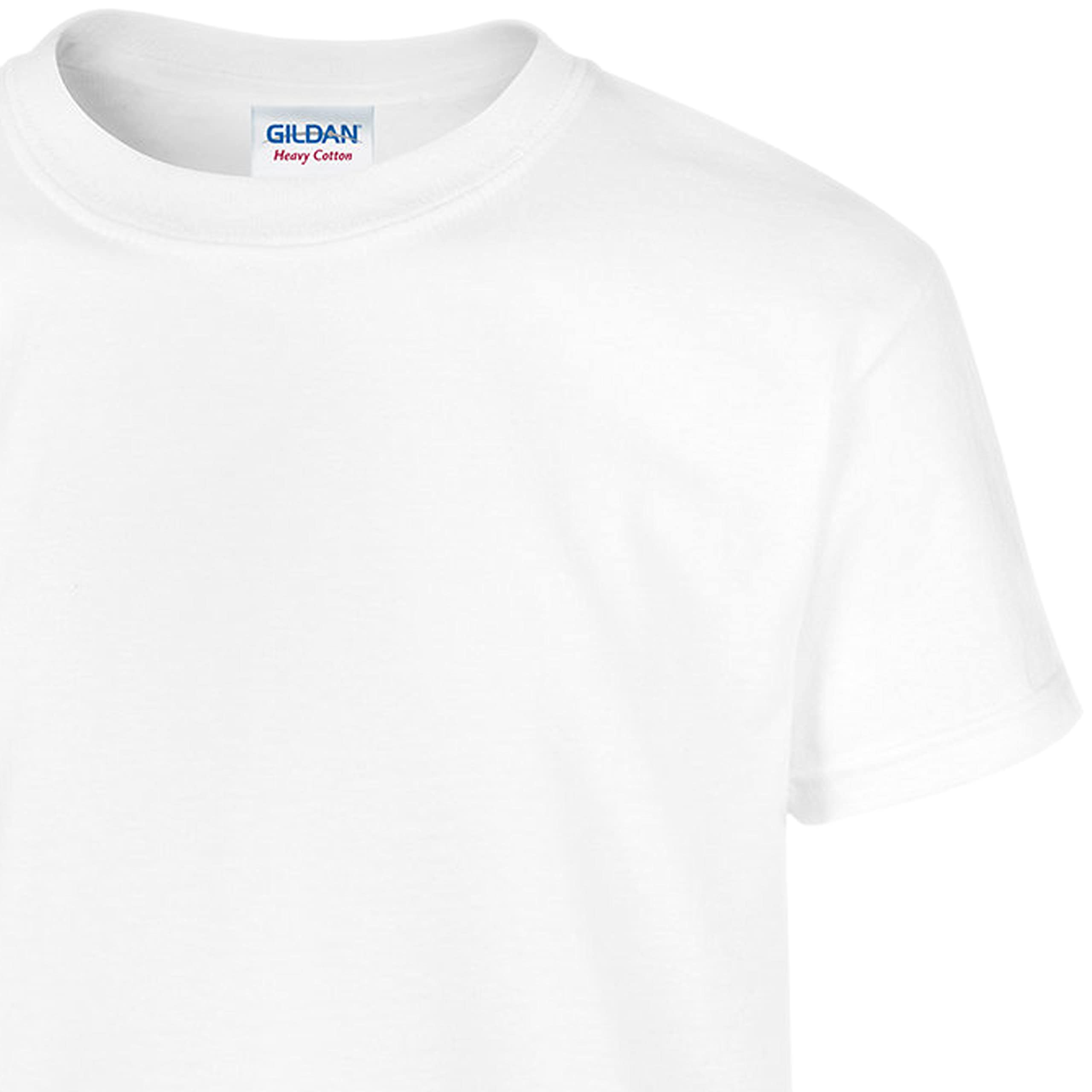 Gildan Boys Heavy Cotton 100% Cotton T-Shirt (Pack of 10)